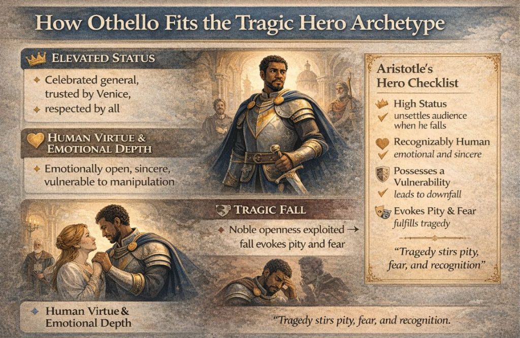 How Does Othello Fit the Tragic Hero Archetype