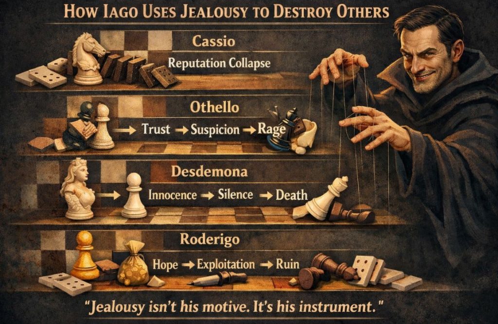 How Iago Uses Jealousy to Destroy Others