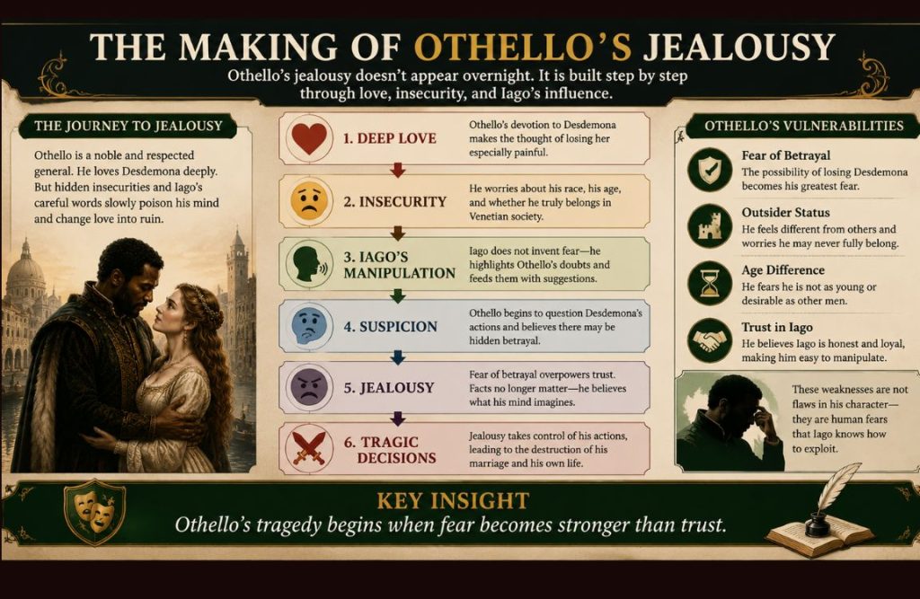 Othello's Jealousy and Tragic Downfall