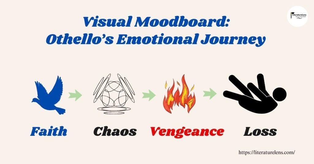Visual Moodboard: Othello’s Emotional Journey