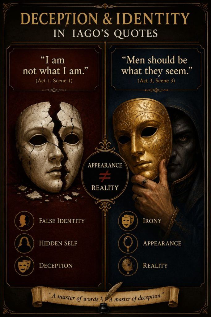 Iago Quotes About Deception and Identity
