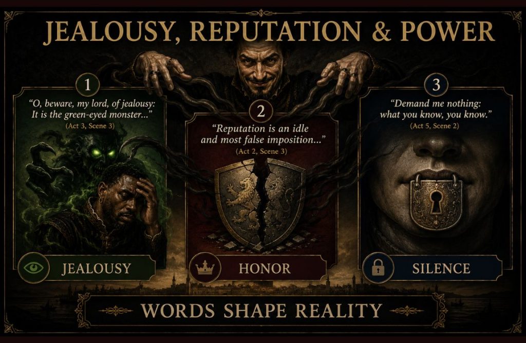 Iago Quotes About Jealousy, Reputation, and Power