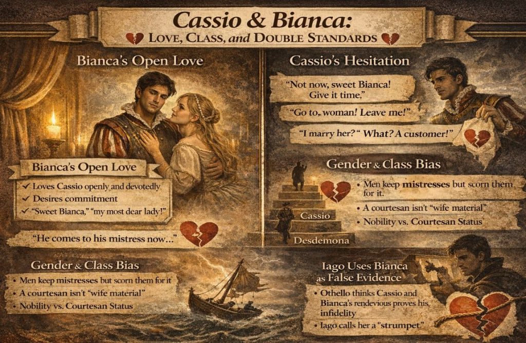 Cassio and Bianca relationship in othello
