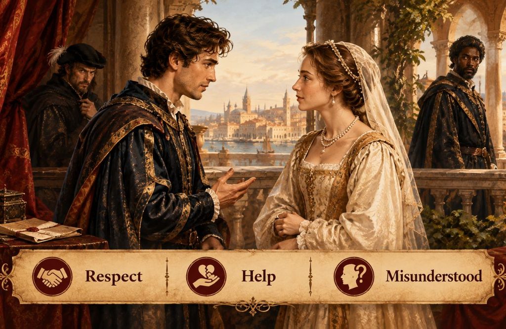 Cassio and Desdemona Relationship