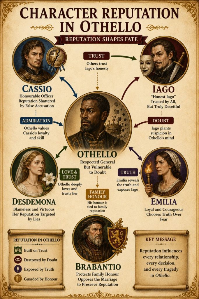 Character Reputation in Othello