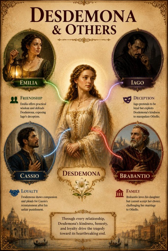 Desdemona and Other Characters' Relationship in Othello