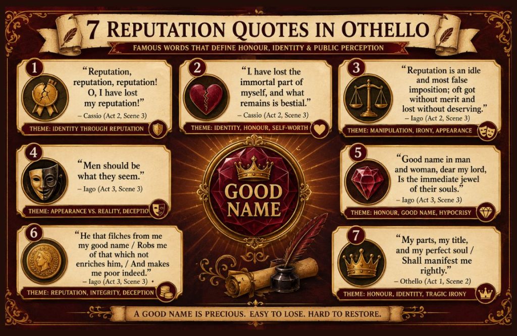 Reputation Quotes in Othello