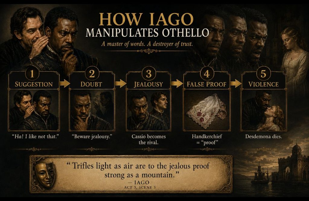 How Iago manipulates Othello