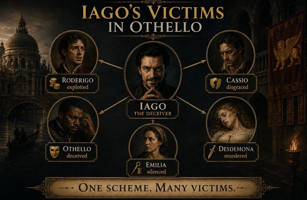 Iago's victims in Othello
