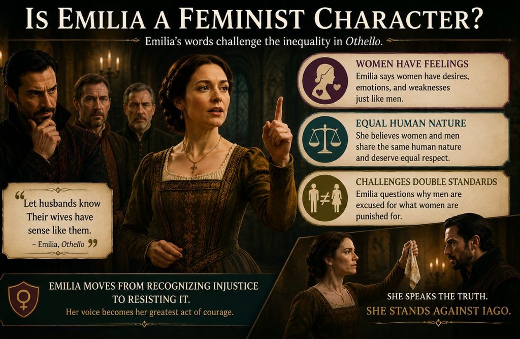 Is Emilia a feminist character