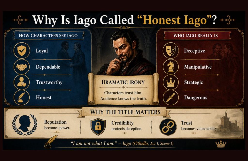Why is Iago called Honest Iago
