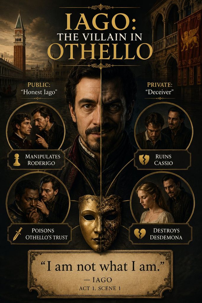 who is the villain in Othello