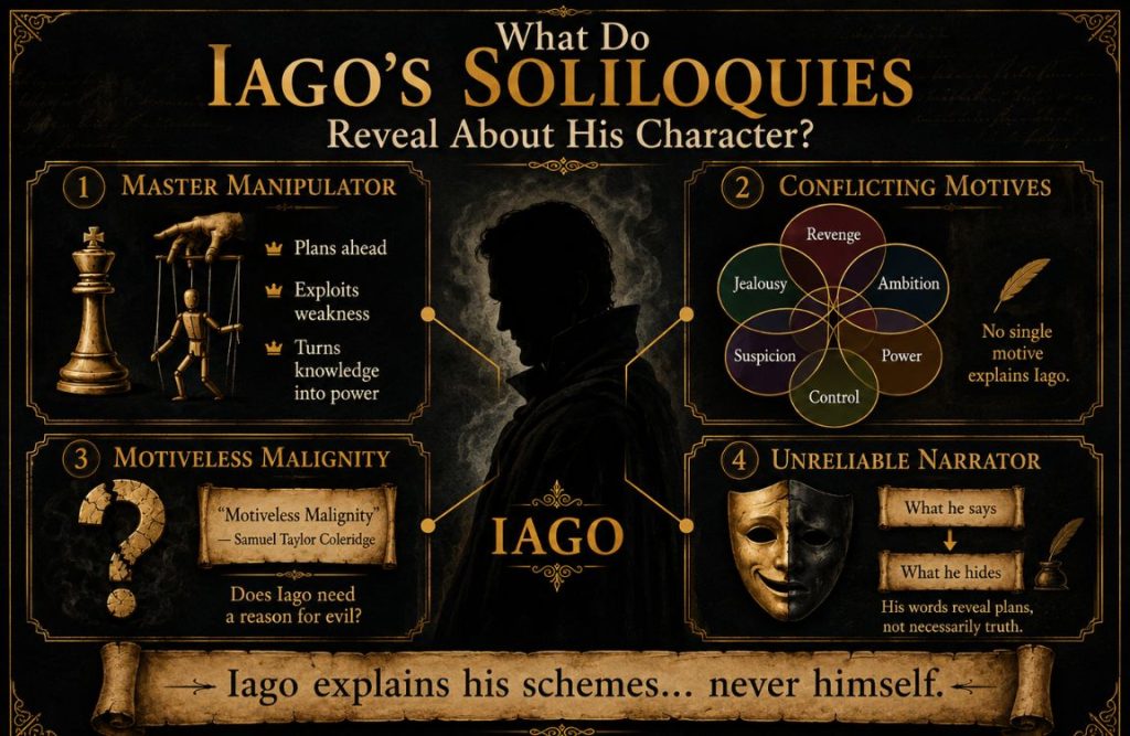 What Do Iago's Soliloquies Reveal About His Character