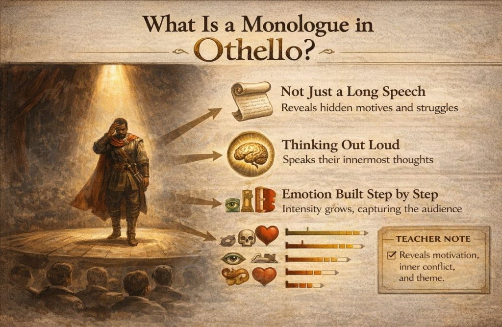 What is monologue in Othello