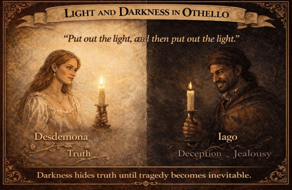 Light and Darkness as Recurring Motifs in Othello