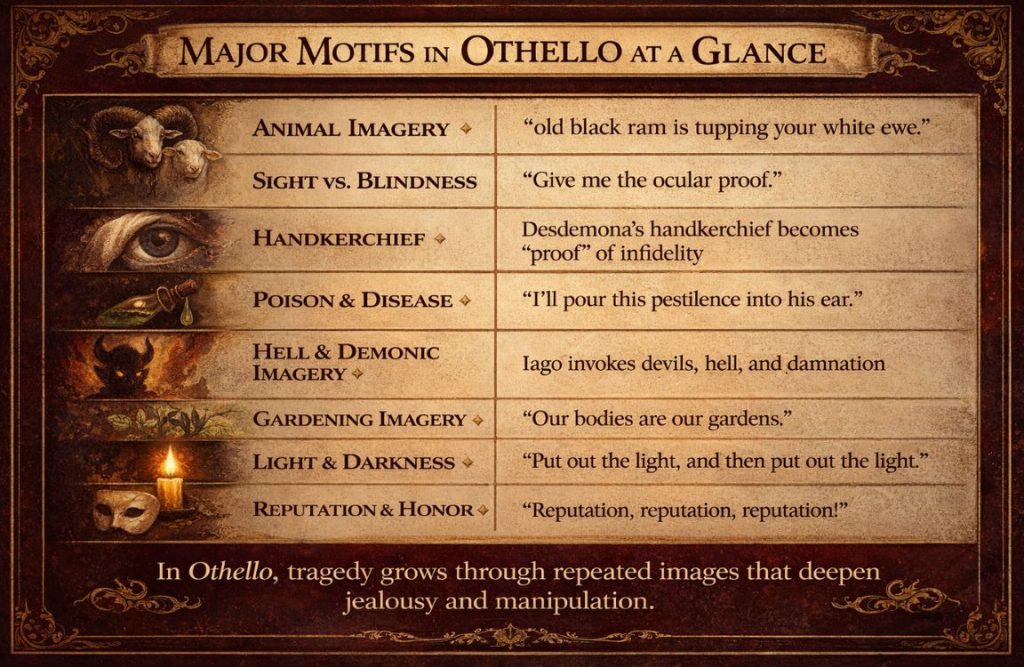 Major motifs in Othello
