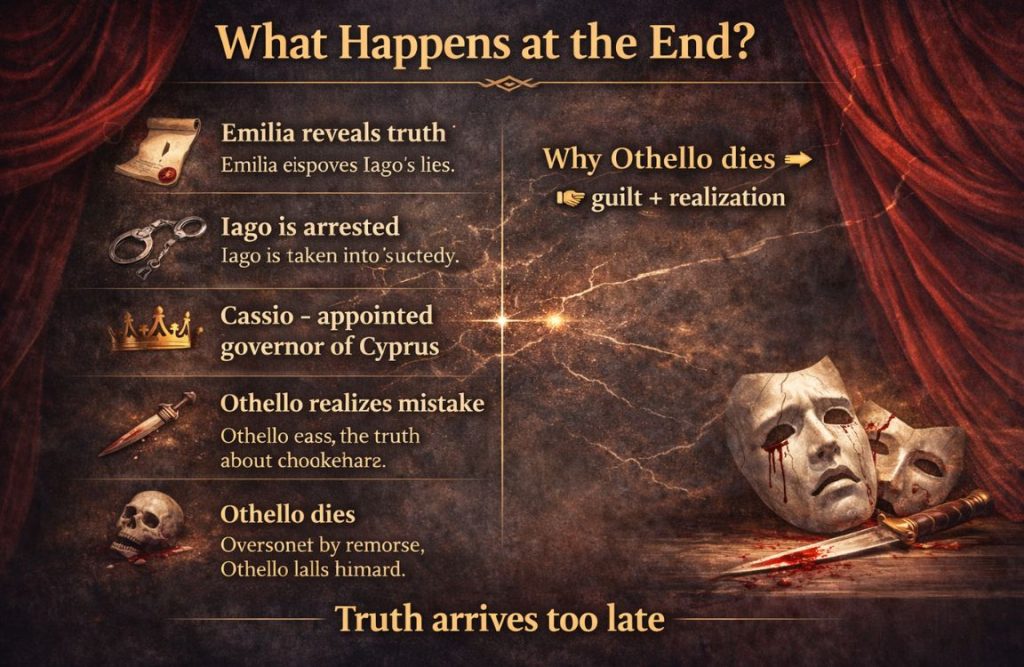 What happens at the of Othello