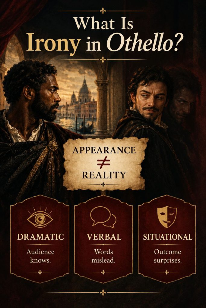 What is Irony in Othello