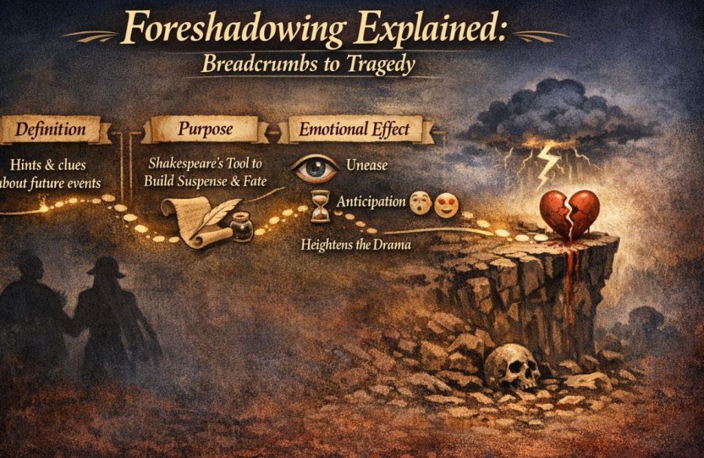 What is foreshadowing in Othello