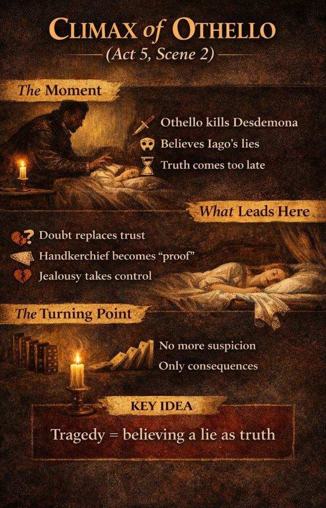 What is the Climax of Othello 