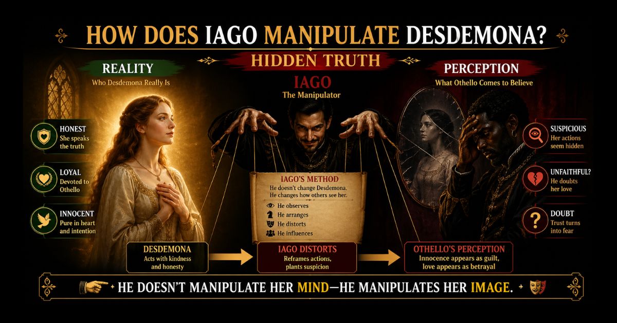 How Does Iago Manipulate Desdemona