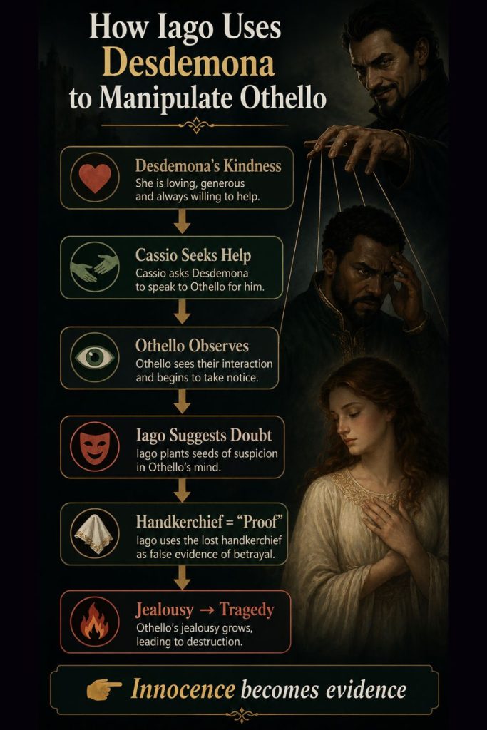 How Does Iago Use Desdemona to Manipulate Othello