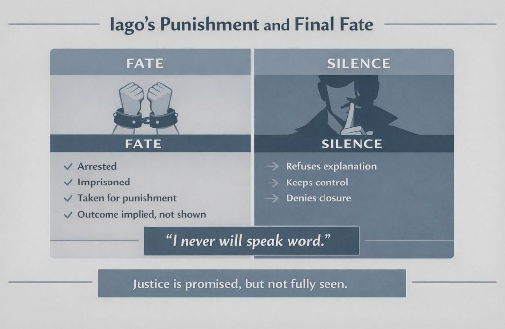 Iago’s Punishment and Final Fate