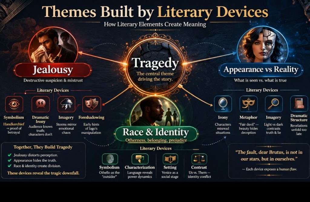 Themes Built by Literary Devices in Othello
