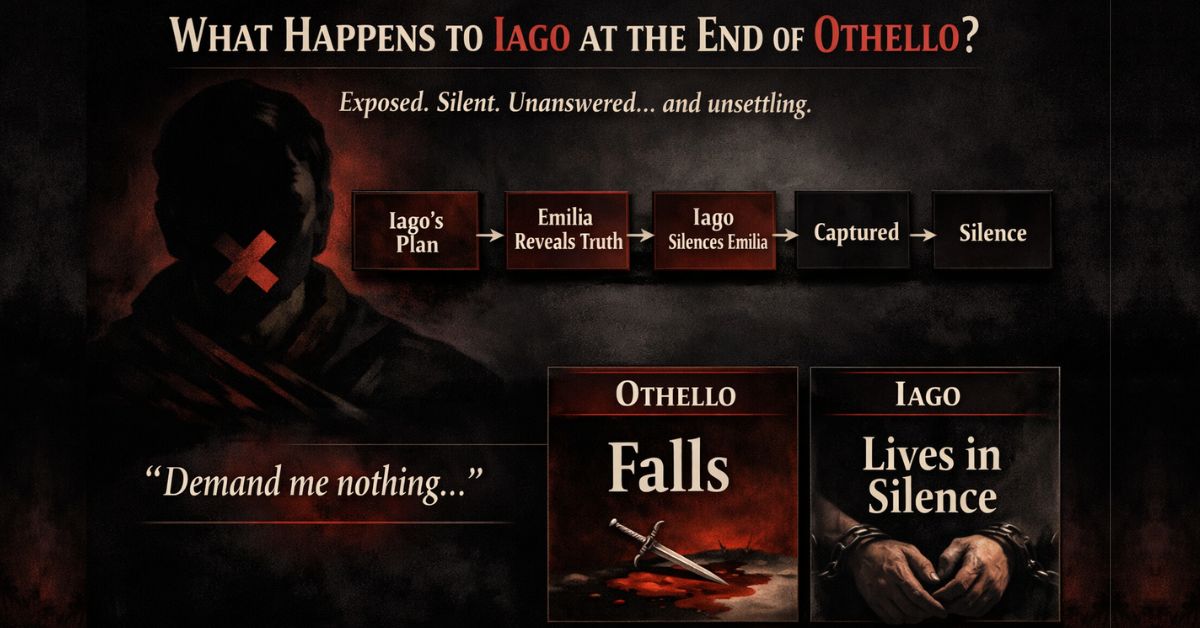 What Happens to Iago at the End of Othello
