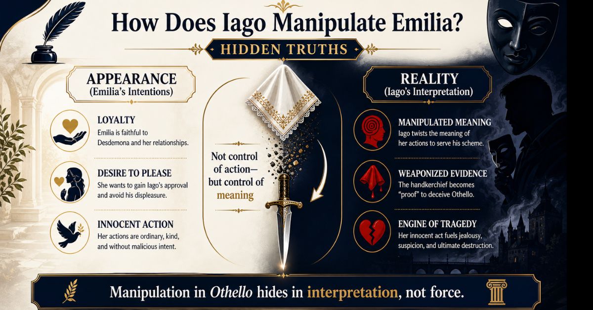 How Does Iago Manipulate Emilia