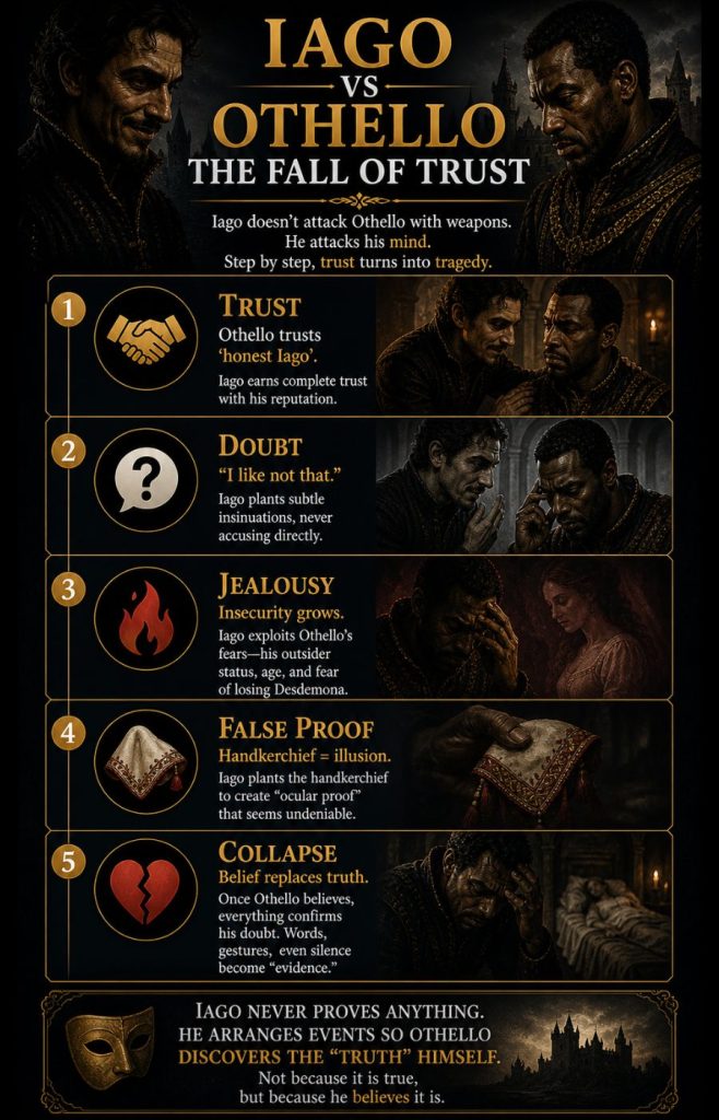 How Does Iago Manipulate Othello