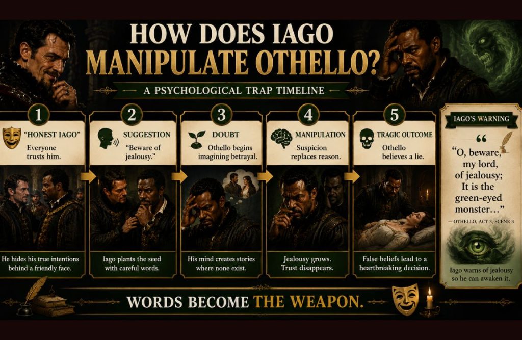 How Does Iago Manipulate Othello Into Killing Desdemona