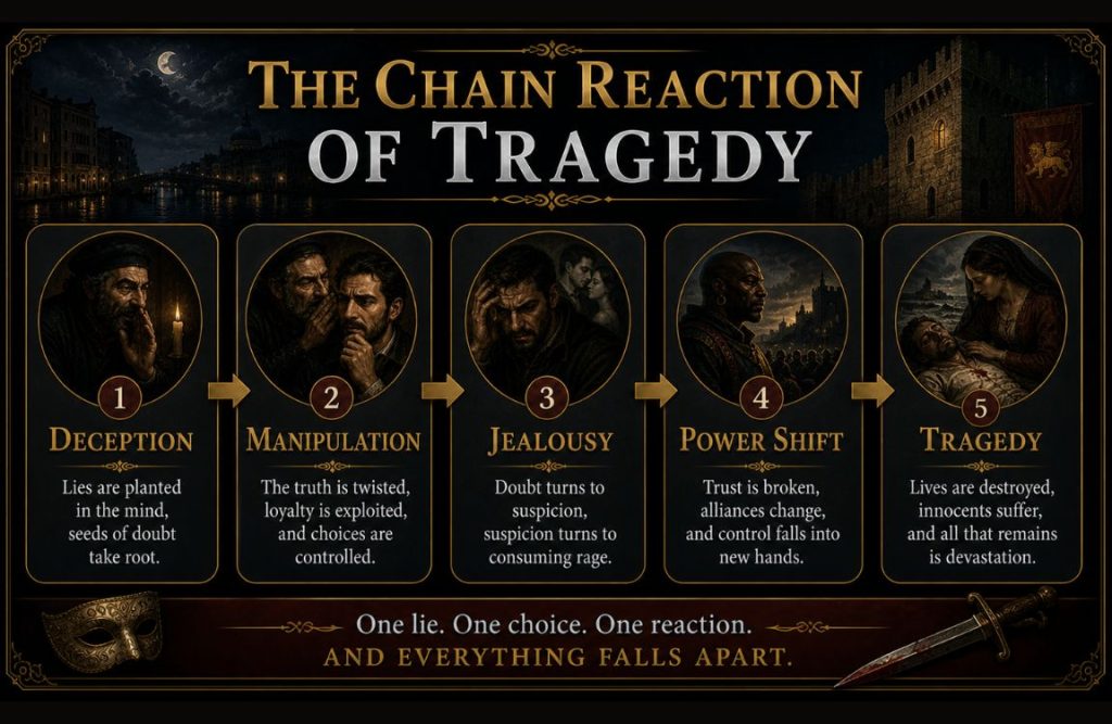 The Chain Reaction of Tragedy in Othello