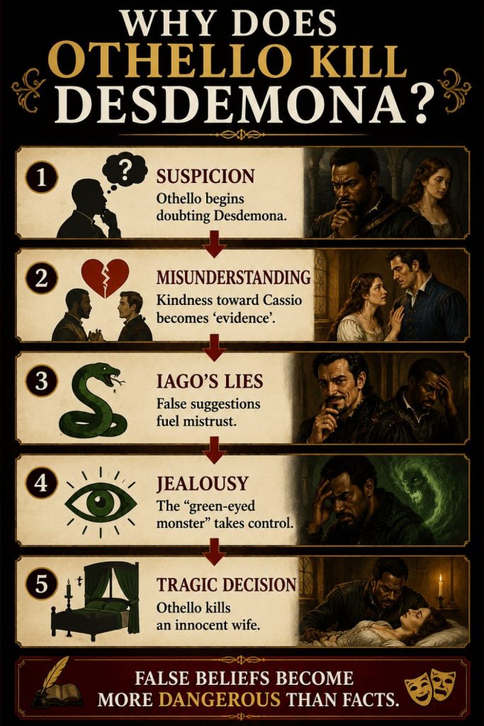 Why Does Othello Kill Desdemona