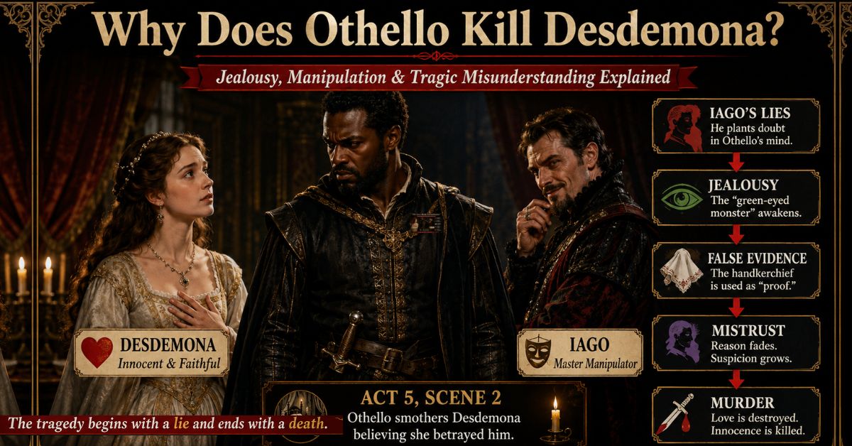 Why Does Othello Kill Desdemona