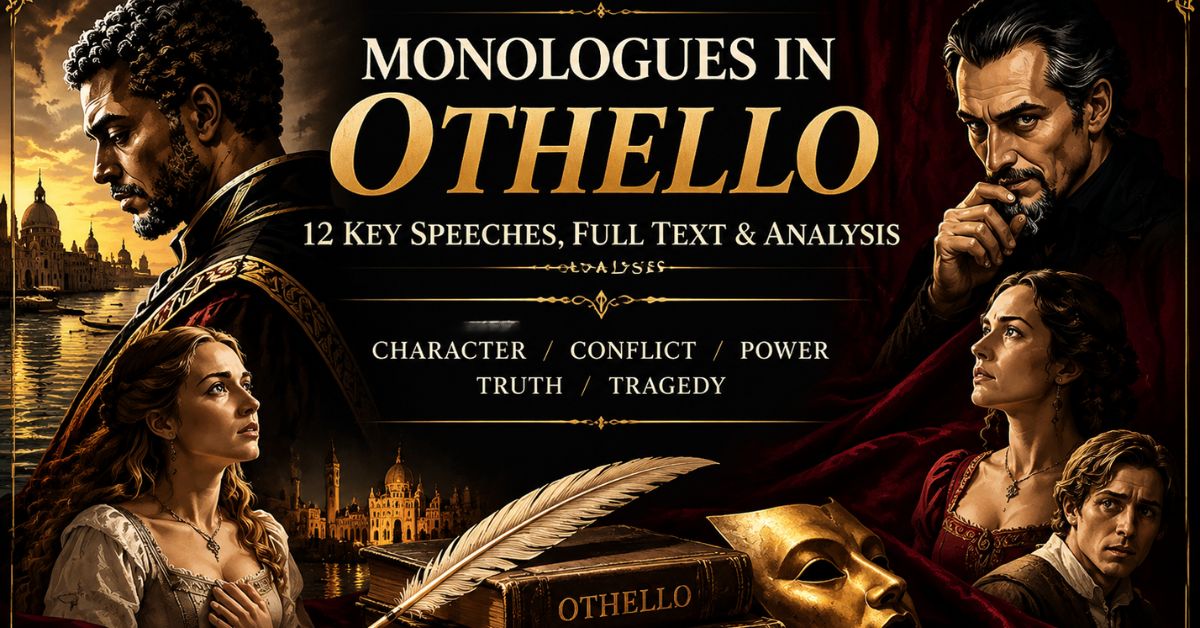 Othello Monologues PDF