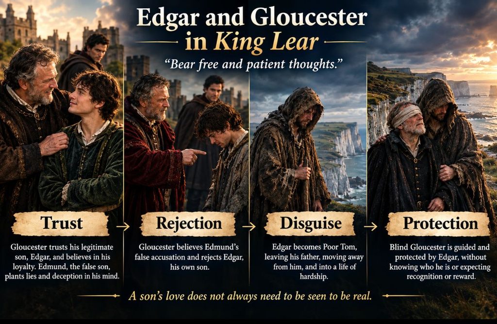 Edgar and Gloucester in King Lear
