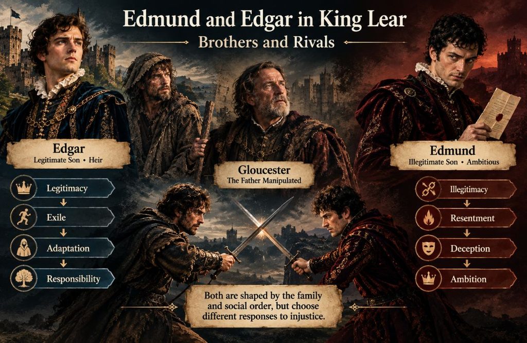Edmund and Edgar Relationship in King Lear